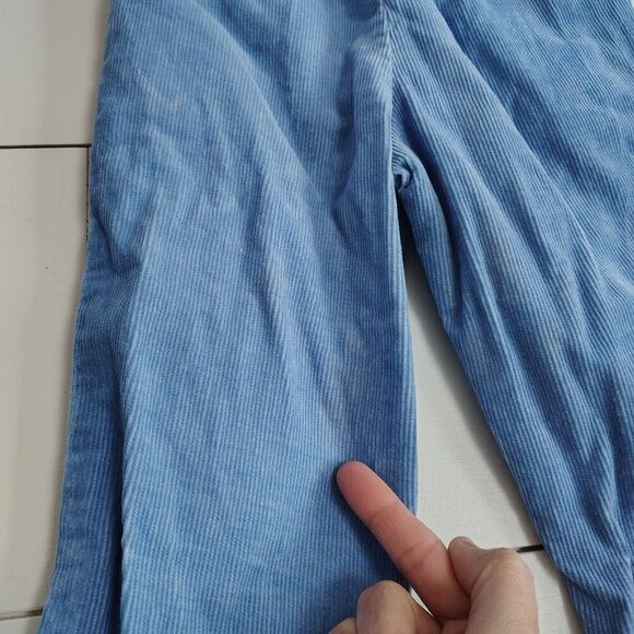 Vtg Big Bird Blue Corduroy Pants Baby Toddler Boys 90s Sesame Street USA Size 4T - Picture 4 of 6